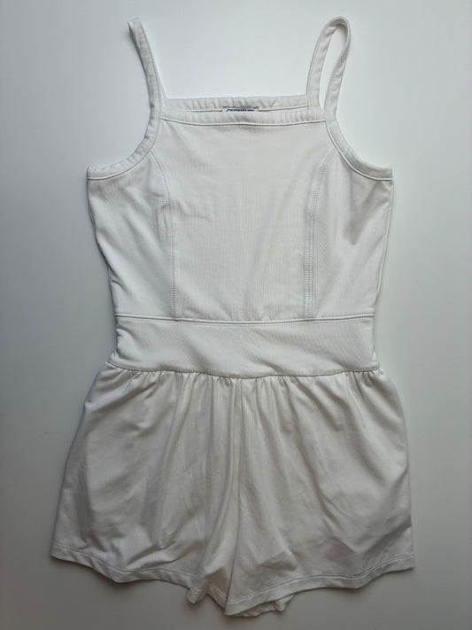 Crewcuts Romper - White Active | size 10