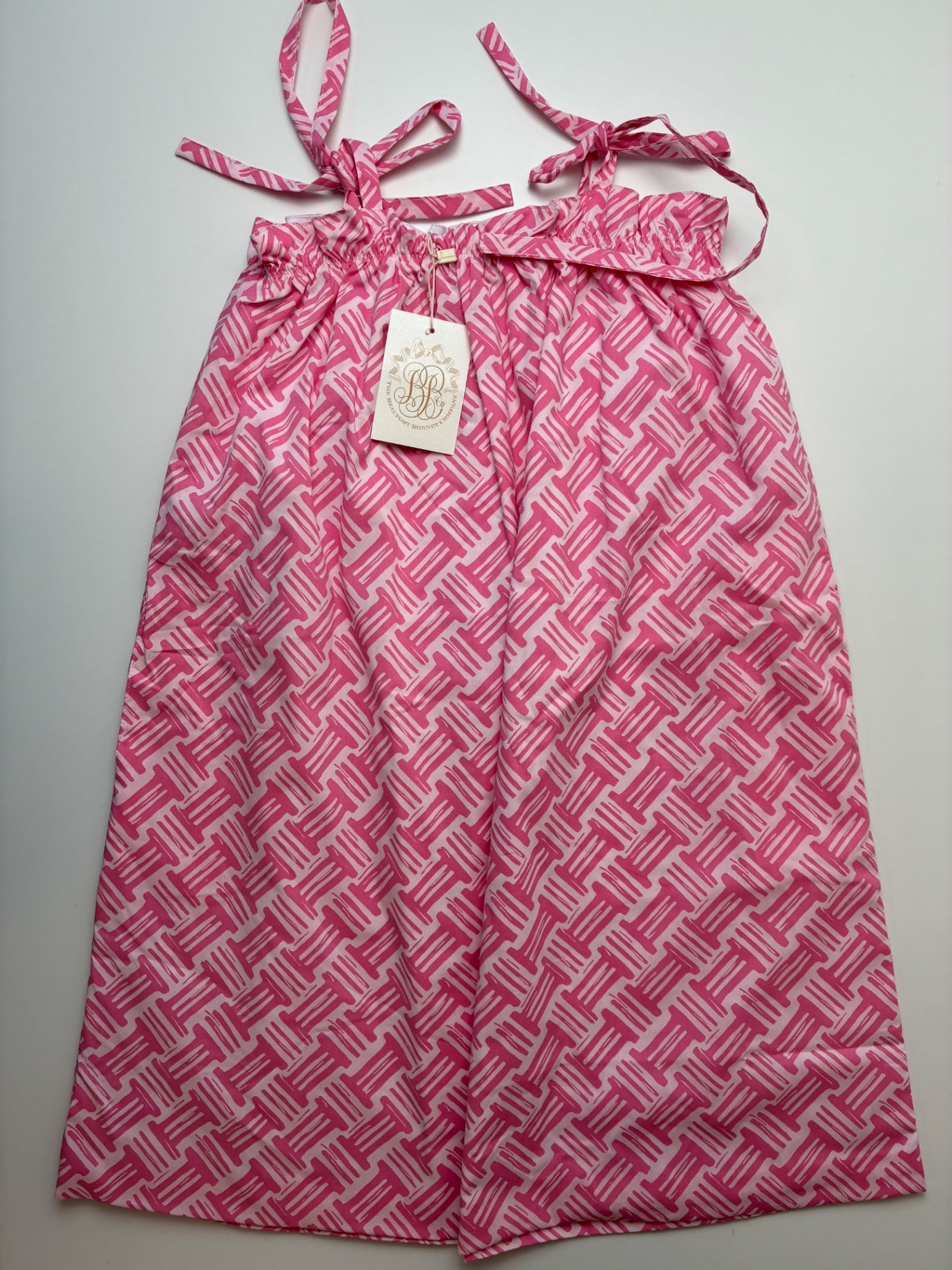The Beaufort Bonnet Company Dress - Pink Lainey's Little Dress Basketweave | size 10