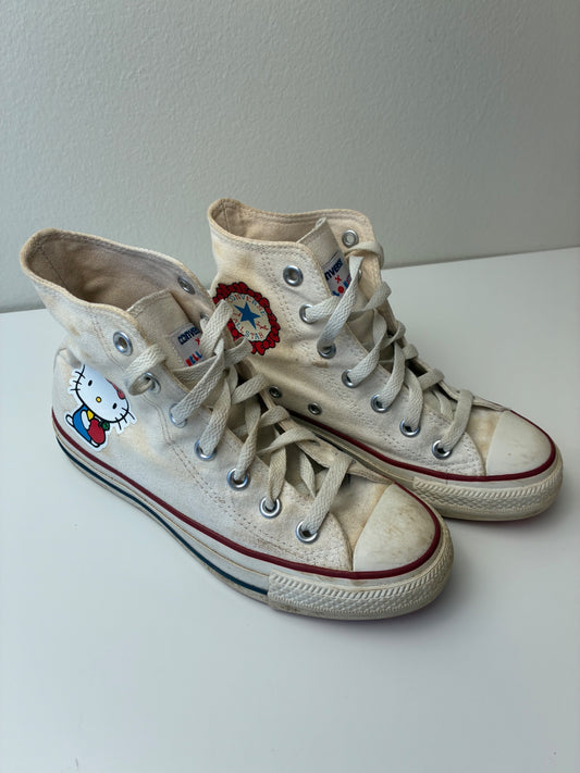 Converse Shoes - White Hello Kitty Canvas Sneaker | size Shoe 3