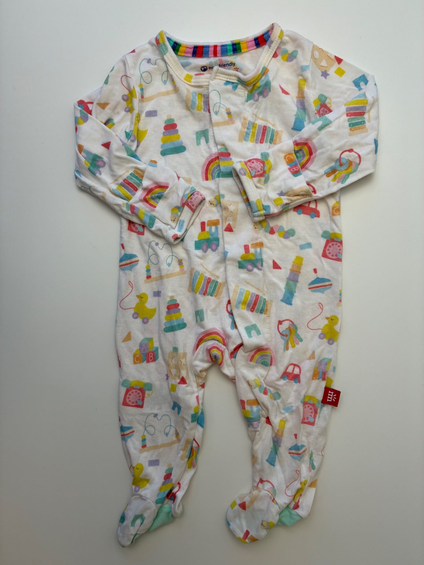 Magnetic Me Onesie - Multicolor Rainbow Toys | size Newborn