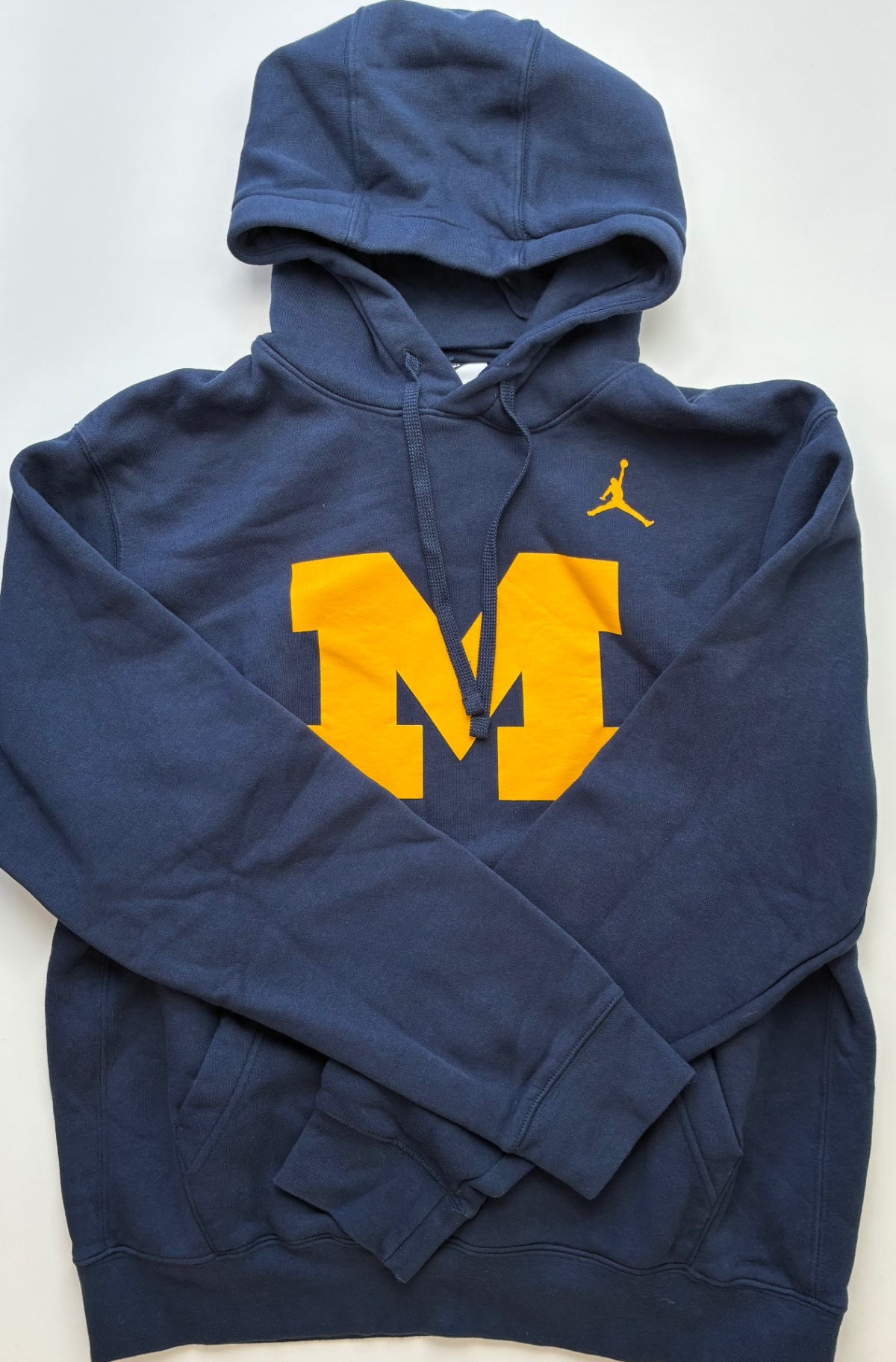 Nike Sweatshirt - Navy Blue Michigan Hoodie (Adult Size M) | size Men's M