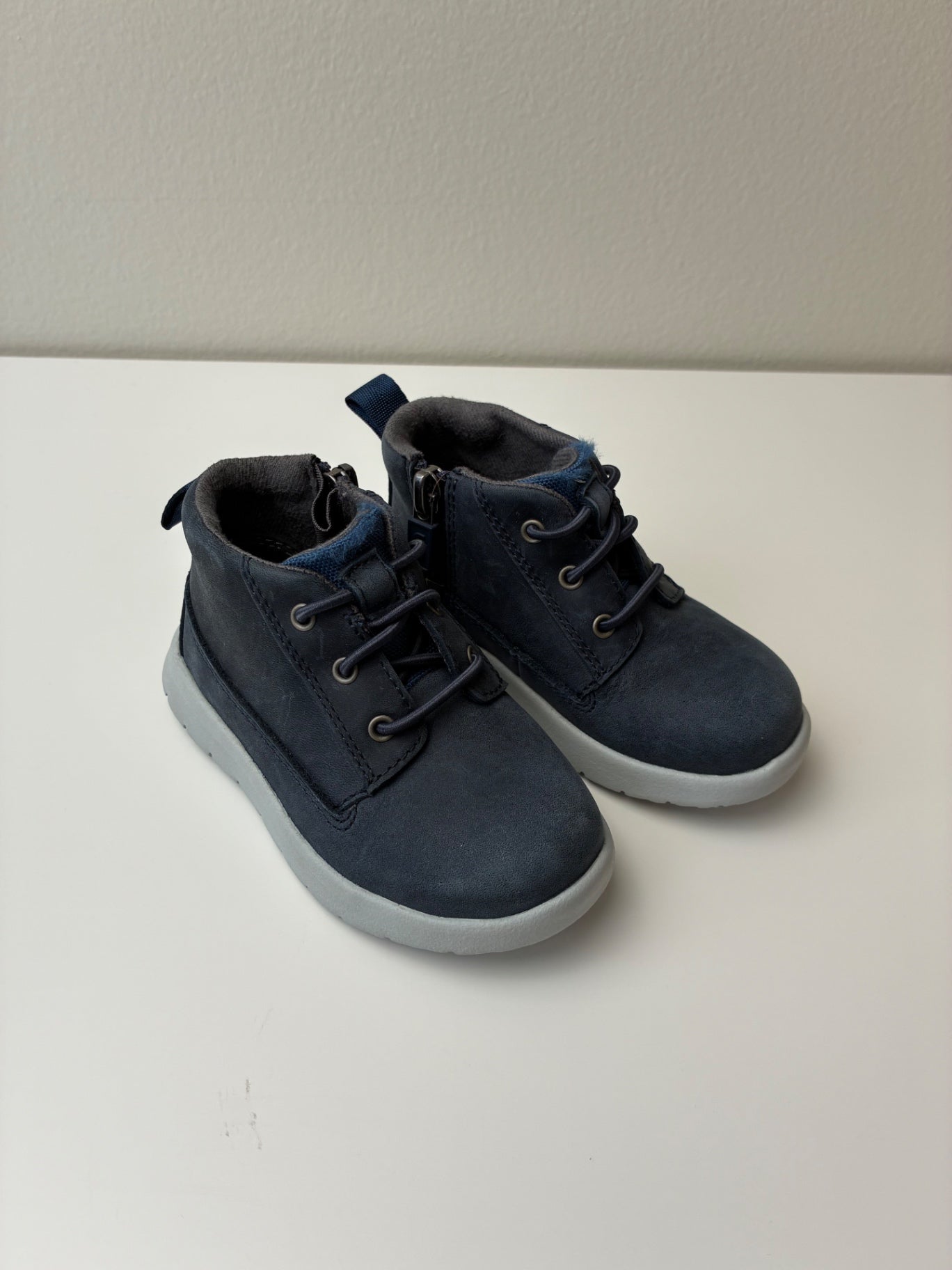 UGG Shoes - Navy Blue Suede High Top Sneaker | size Shoe 6