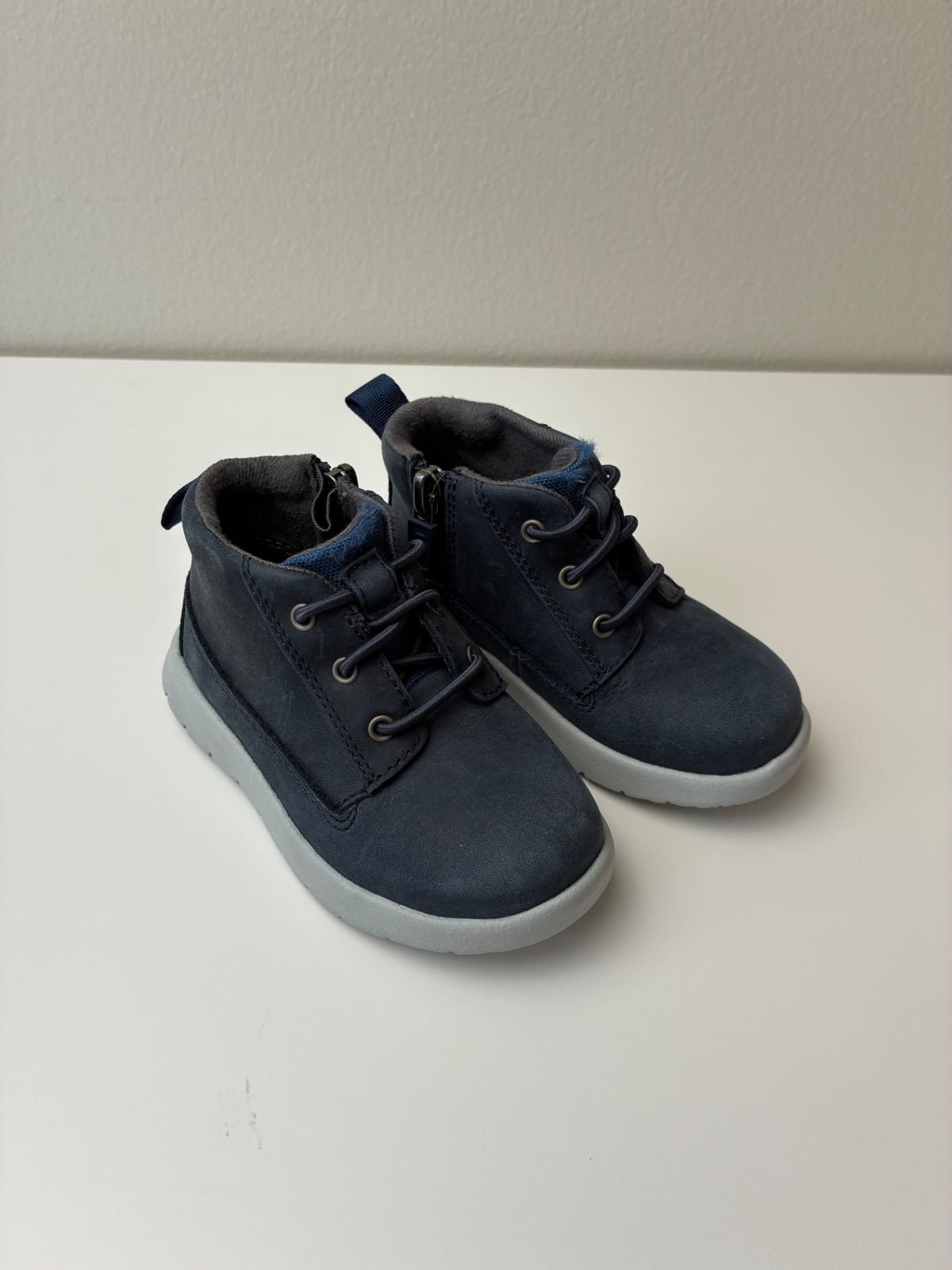 UGG Shoes - Navy Blue Suede High Top Sneaker | size Shoe 6