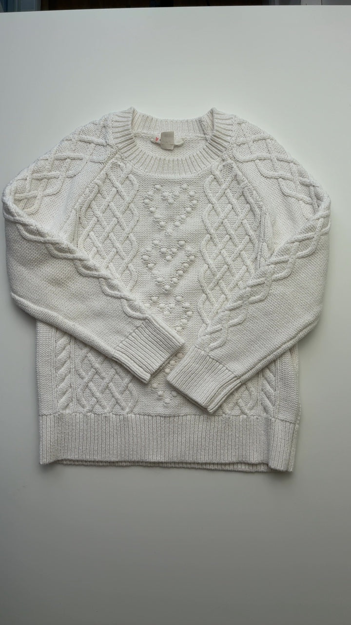 Crewcuts | 6/7 | 100% Cotton Sweater - White