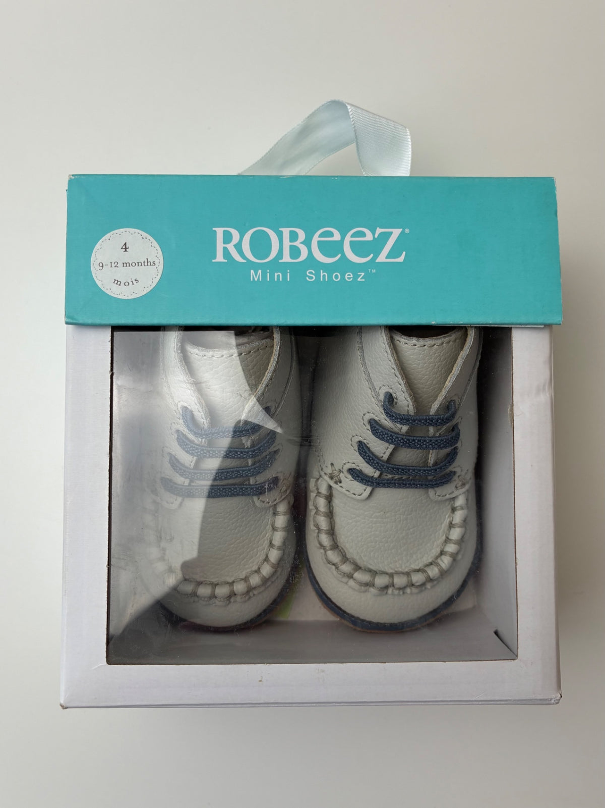 Robeez Shoes - Gray 100% Leather Glen Desert Boot | size Shoe 4
