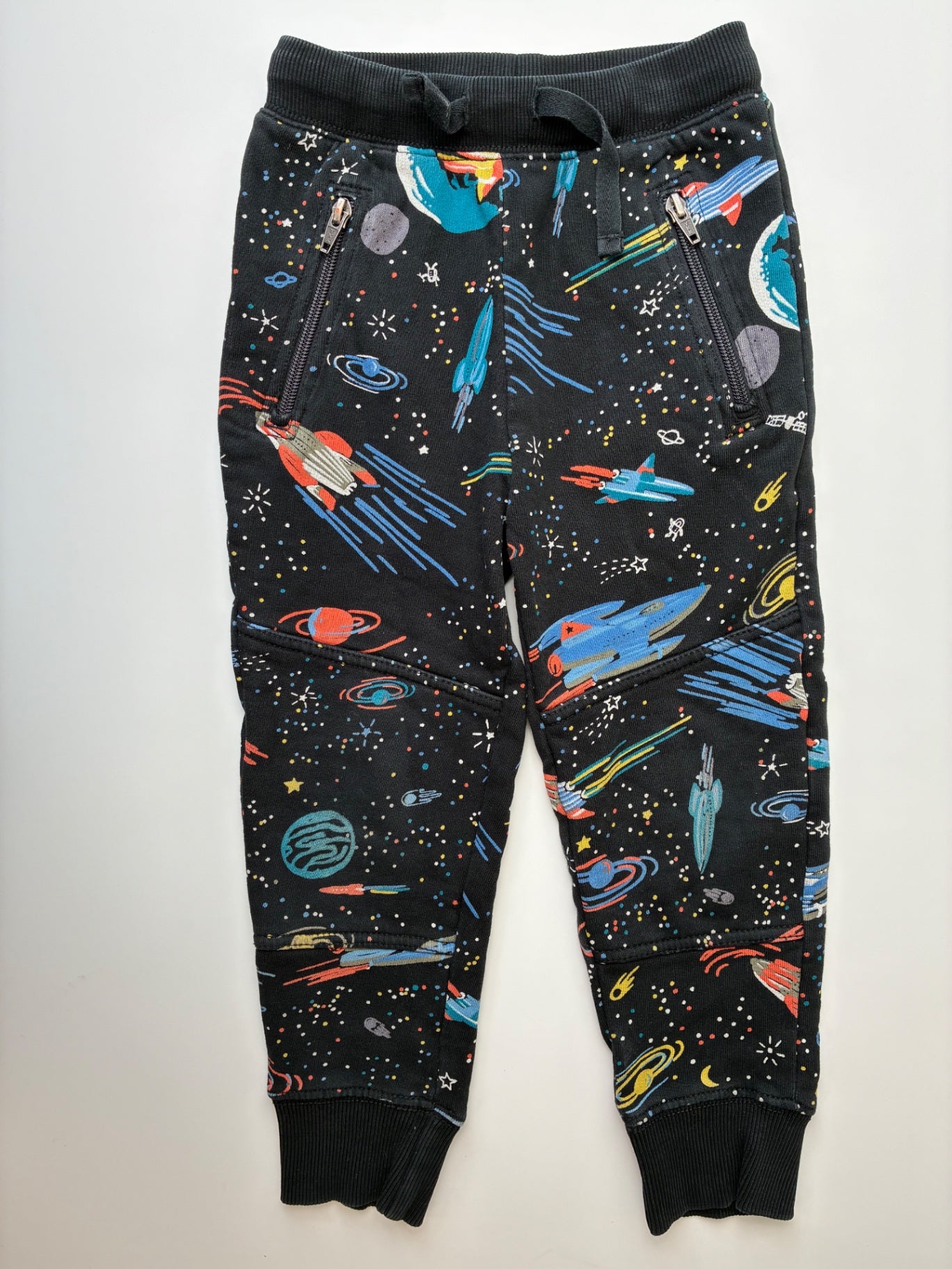Hanna Andersson Sweatpants - Black Space Slim Joggers | size 4T