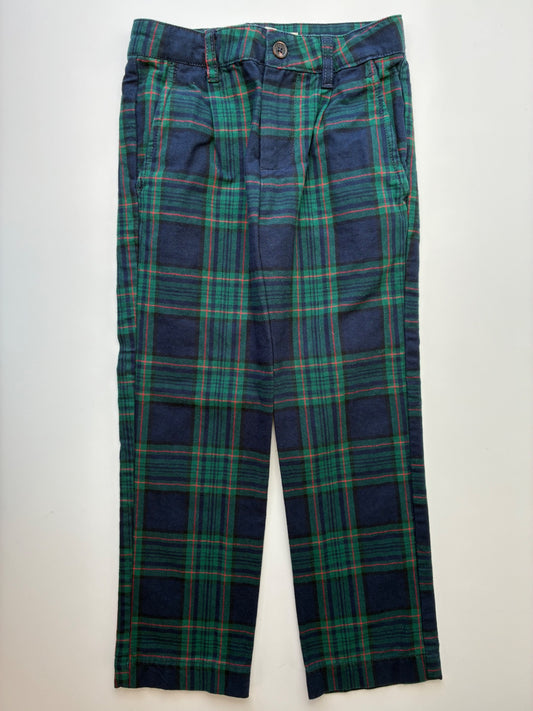 Mini Boden Pants - Green Plaid | size 5T/6