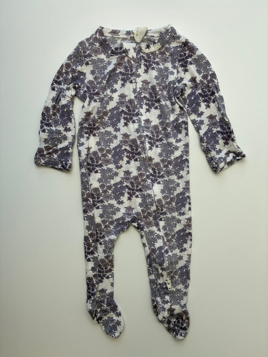 Kate Quinn Onesie - Purple Floral | size Newborn
