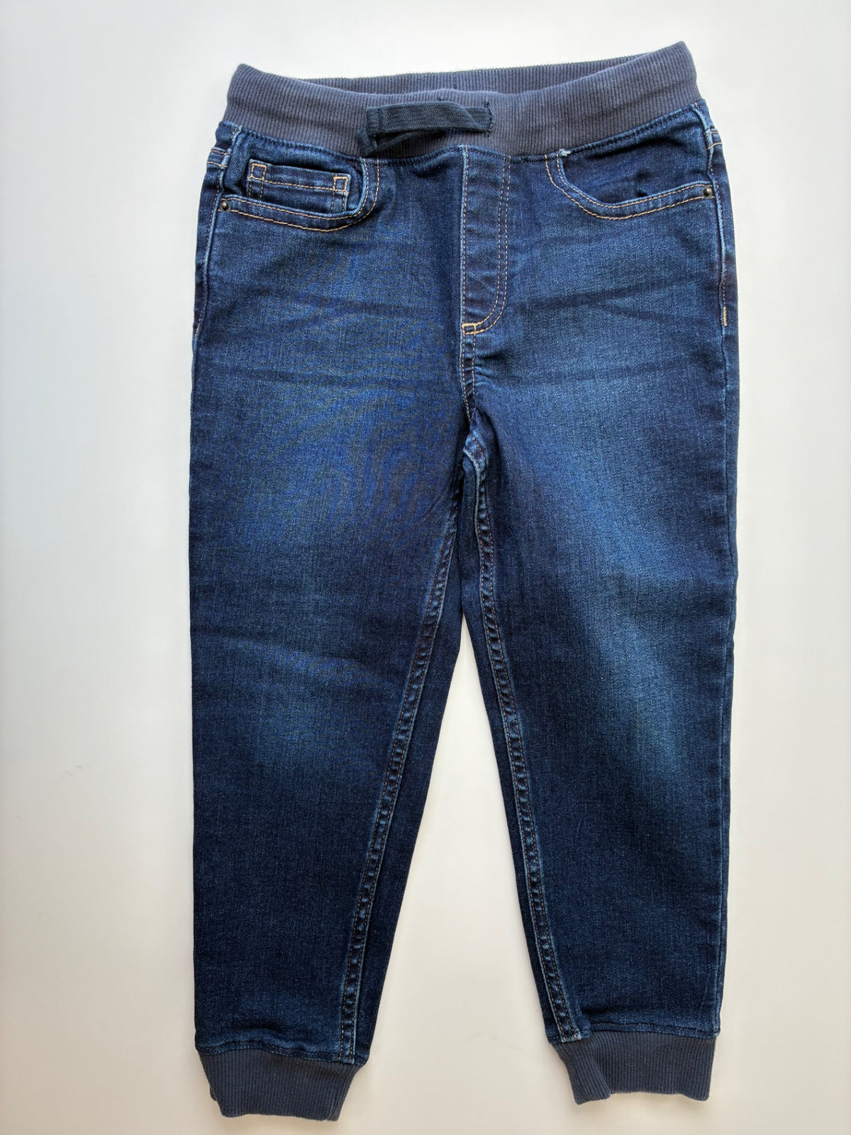 Primary Jeans - Blue Stretch Knit Waistband | size 5T