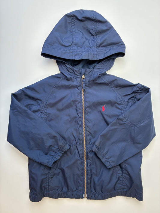 Polo Ralph Lauren Jacket - Navy Blue Raincoat w/ Hood | size 3T