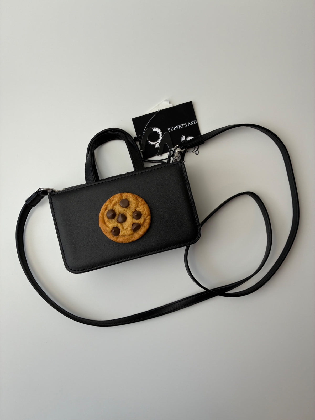 Puppets and Puppets Purse - Black Small Cookie Handbag | size