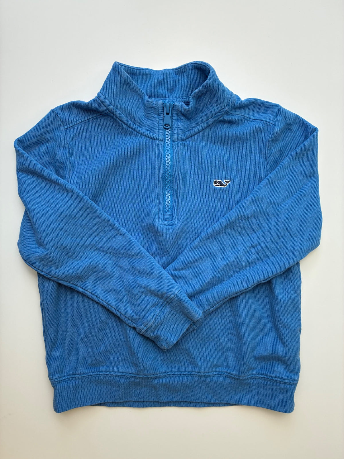 Vineyard Vines Sweatshirt - Blue 100% Cotton 1/4 Zip | size 5T