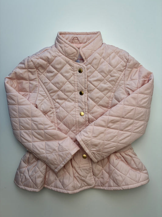 Janie and Jack Jacket - Pink Quilted Peplum | size 3T/4T