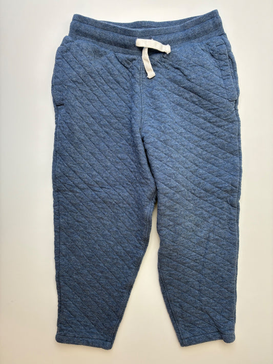 Janie and Jack Sweatpants - Blue Quilted Jogger | size 5T