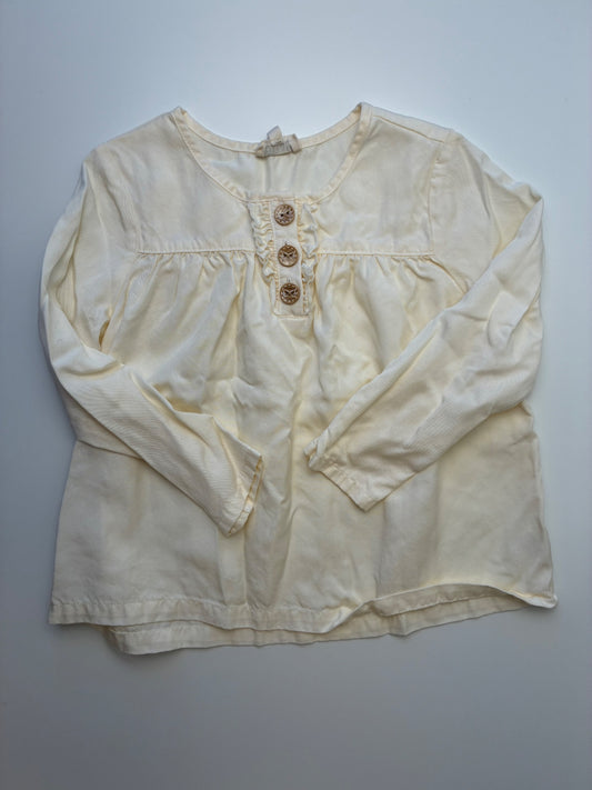 Finding Foxtale Shirt - Cream Button Up Blouse | size 4T