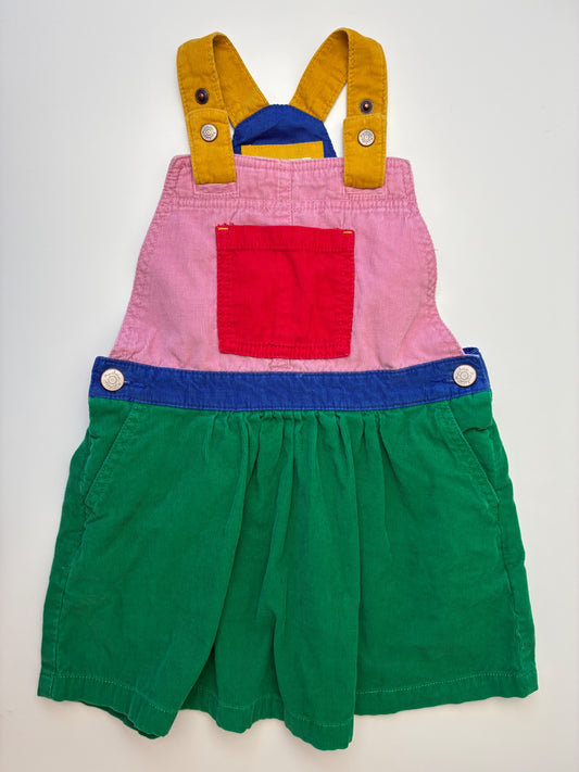 Mini Boden Dress - Multicolor Color Block Corduroy | size 4T/5T