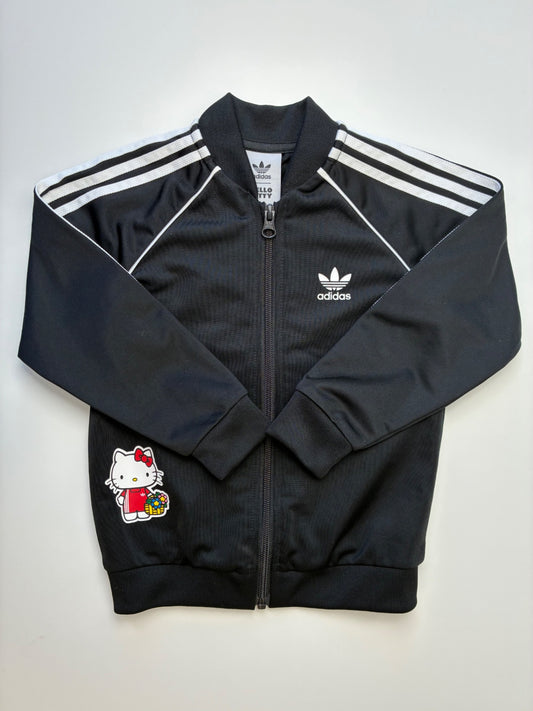 Adidas Sweatshirt - Black Hello Kitty Zip Up | size 3T