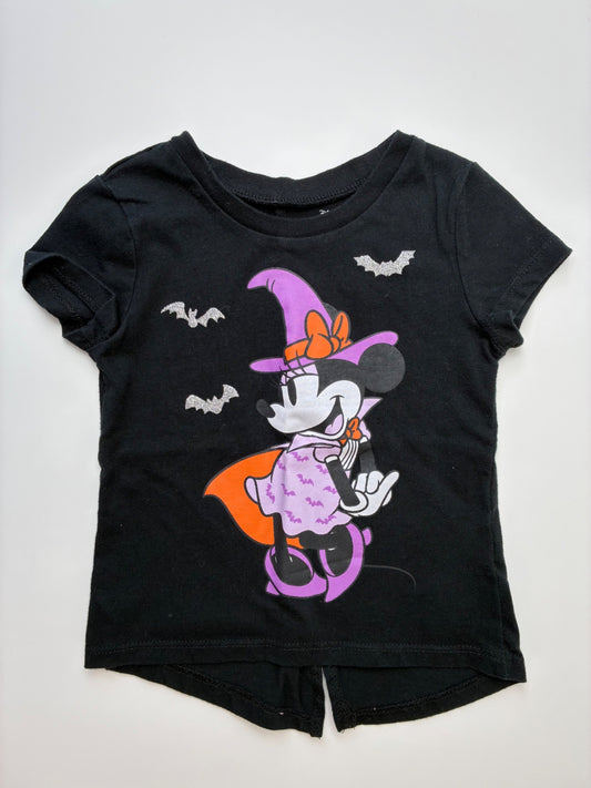 Disney Halloween Clothing - Black Minnie Mouse T-Shirt | size 3T