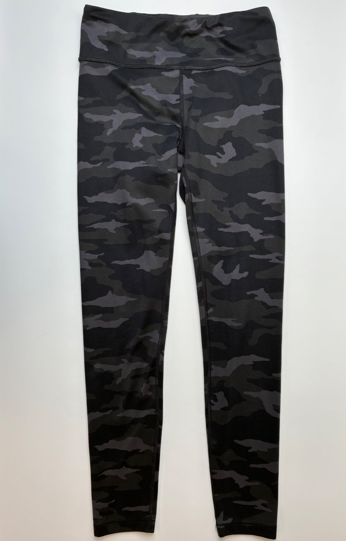Athleta Girl Leggings - Black Camouflage High Rise Chit Chat Tight | size 14