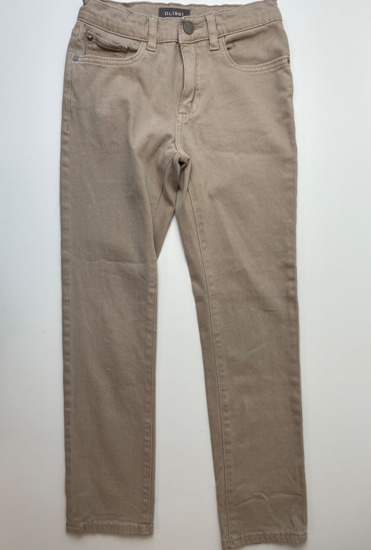 DL 1961 Pants - Tan Brady Slim Twill | size 8