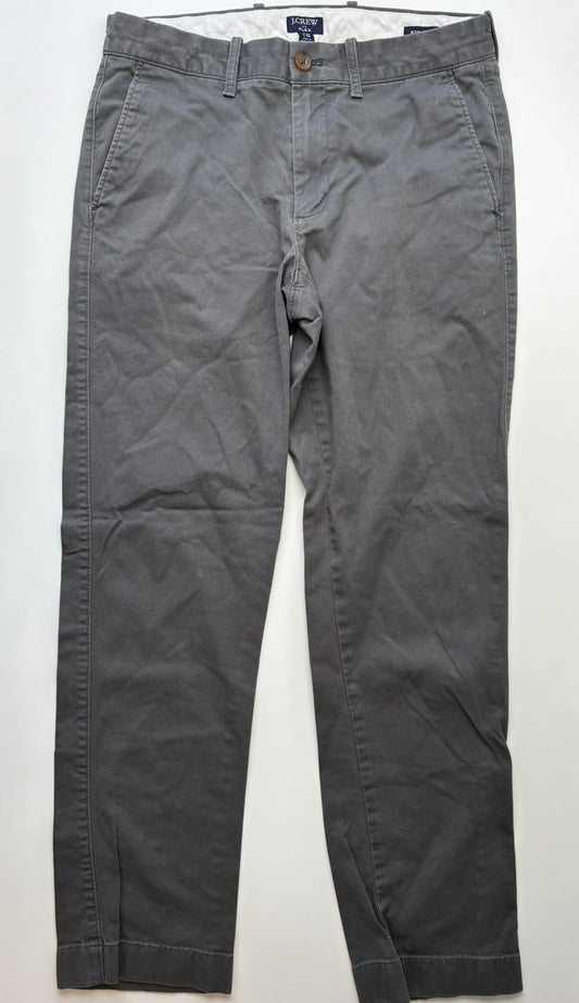 J. Crew Pants - Gray Straight Chino (Adult Size W29 L30) | size Men's 29/30