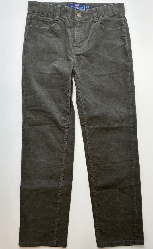 Vineyard Vines Pants - Gray Corduroy | size 12