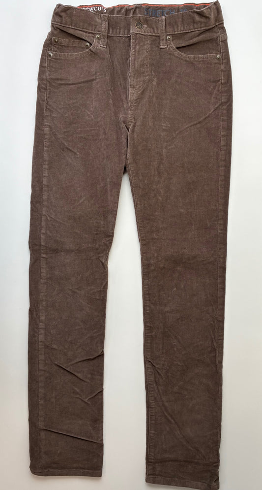 Crewcuts Pants - Brown Stretch Corduroy | size 16