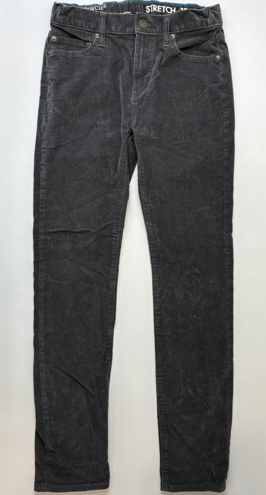 Crewcuts Pants - Gray Stretch Corduroy | size 16