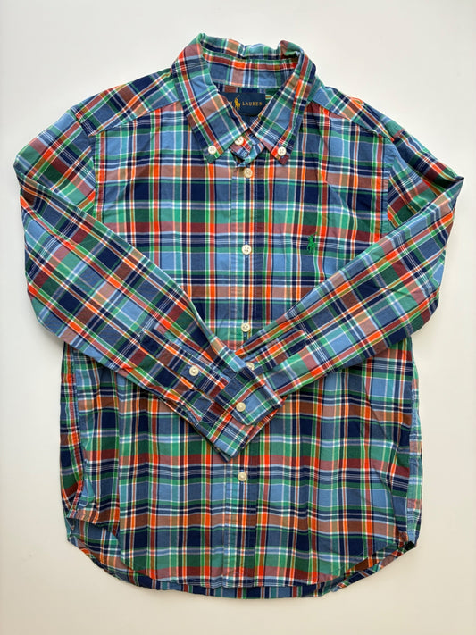 Ralph Lauren Shirt - Multicolor Plaid Button Down | size 6
