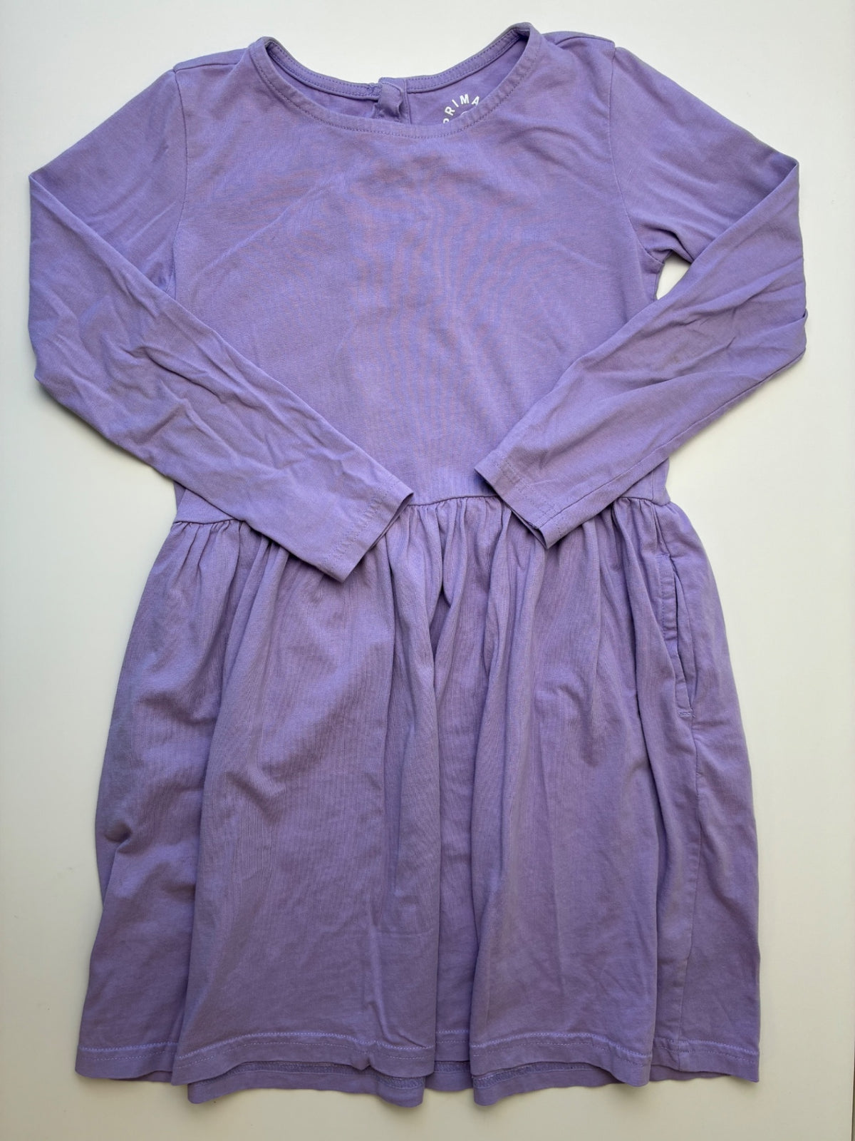 Primary Dress - Purple 100% Cotton | size 6/7
