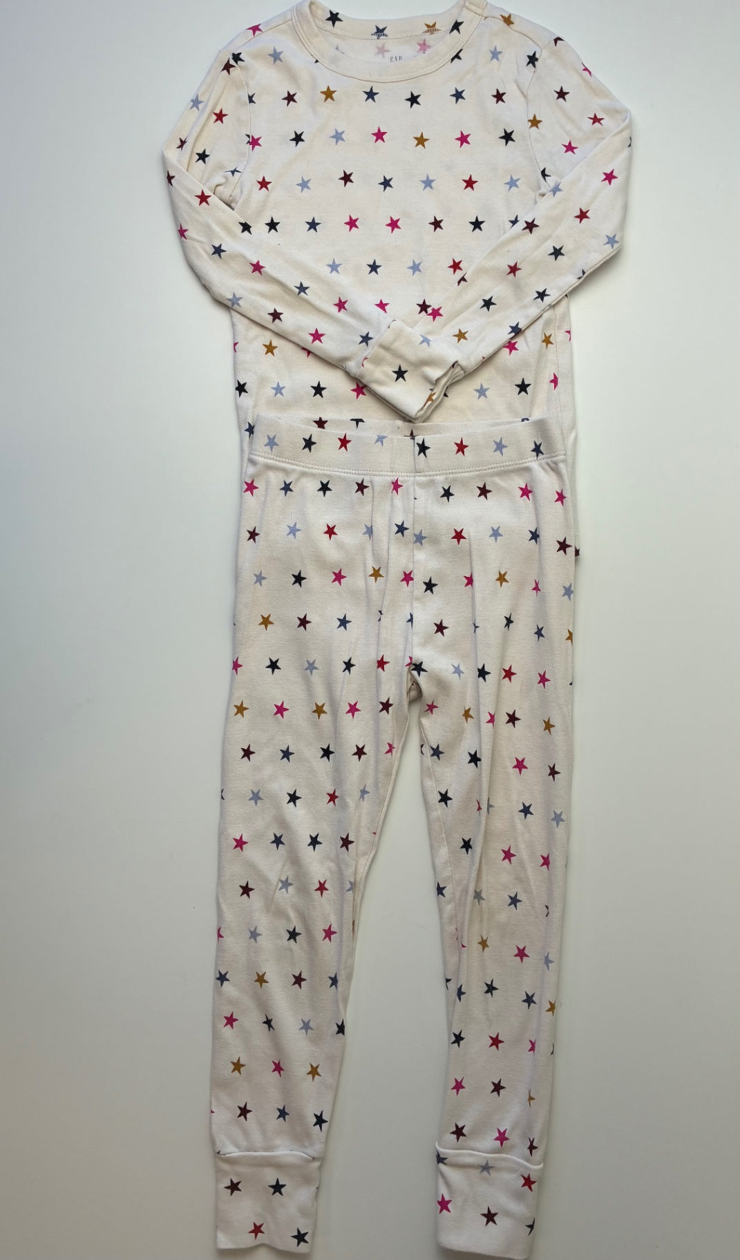 Gap Kids 2 Piece Ensemble - Cream 100% Cotton Pajamas | size 6