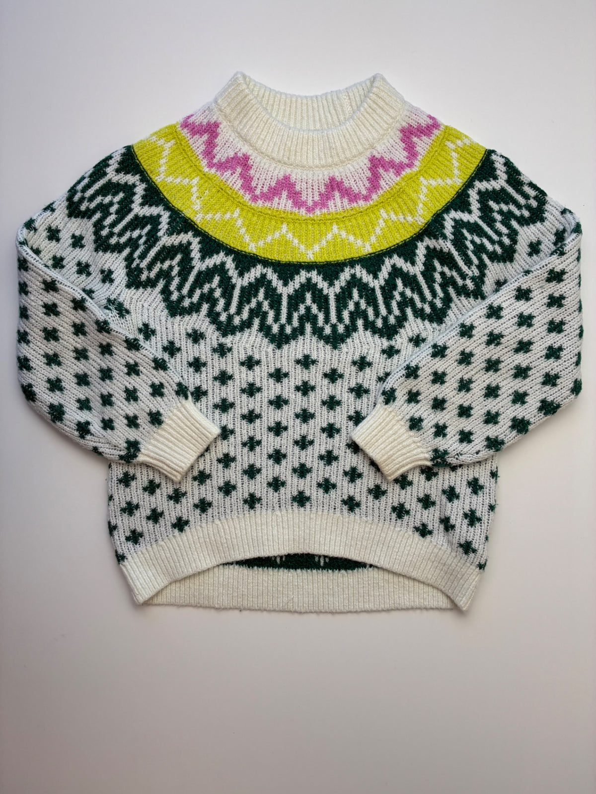 Old Navy Sweater - Multicolor Fair Isle Knit | size 5T