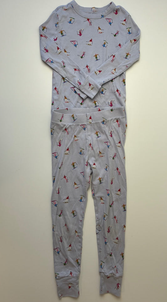 Gap Kids 2 Piece Ensemble - Blue 100% Cotton Ski Pajamas | size 6