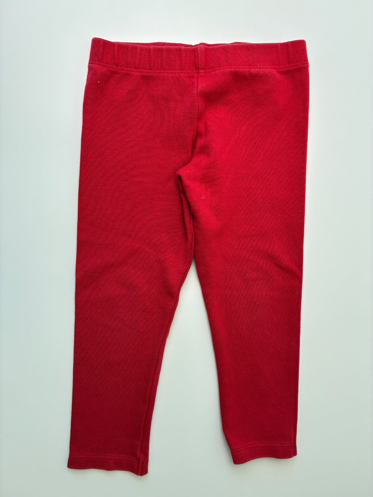 Little English Leggings - Red Solid | size 24 Months