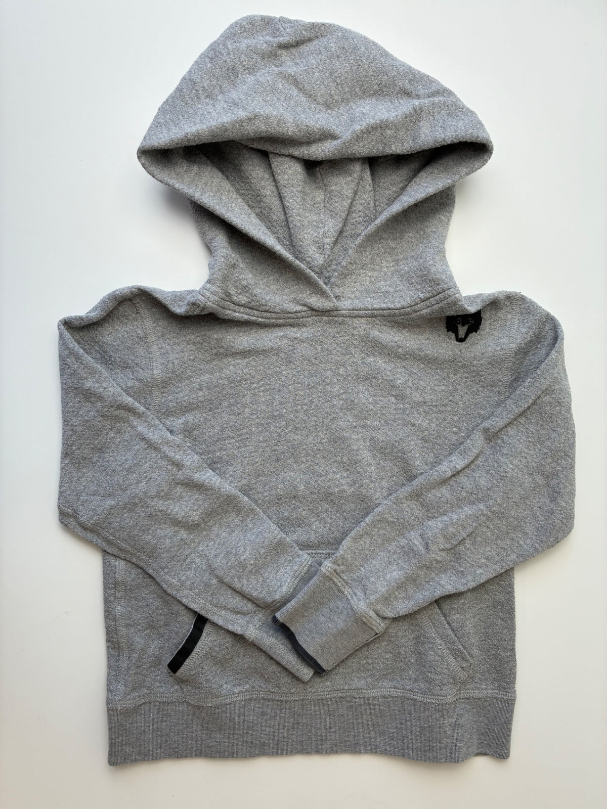 Greyson Sweatshirt - Gray Heathered Hoodie | size 6/7