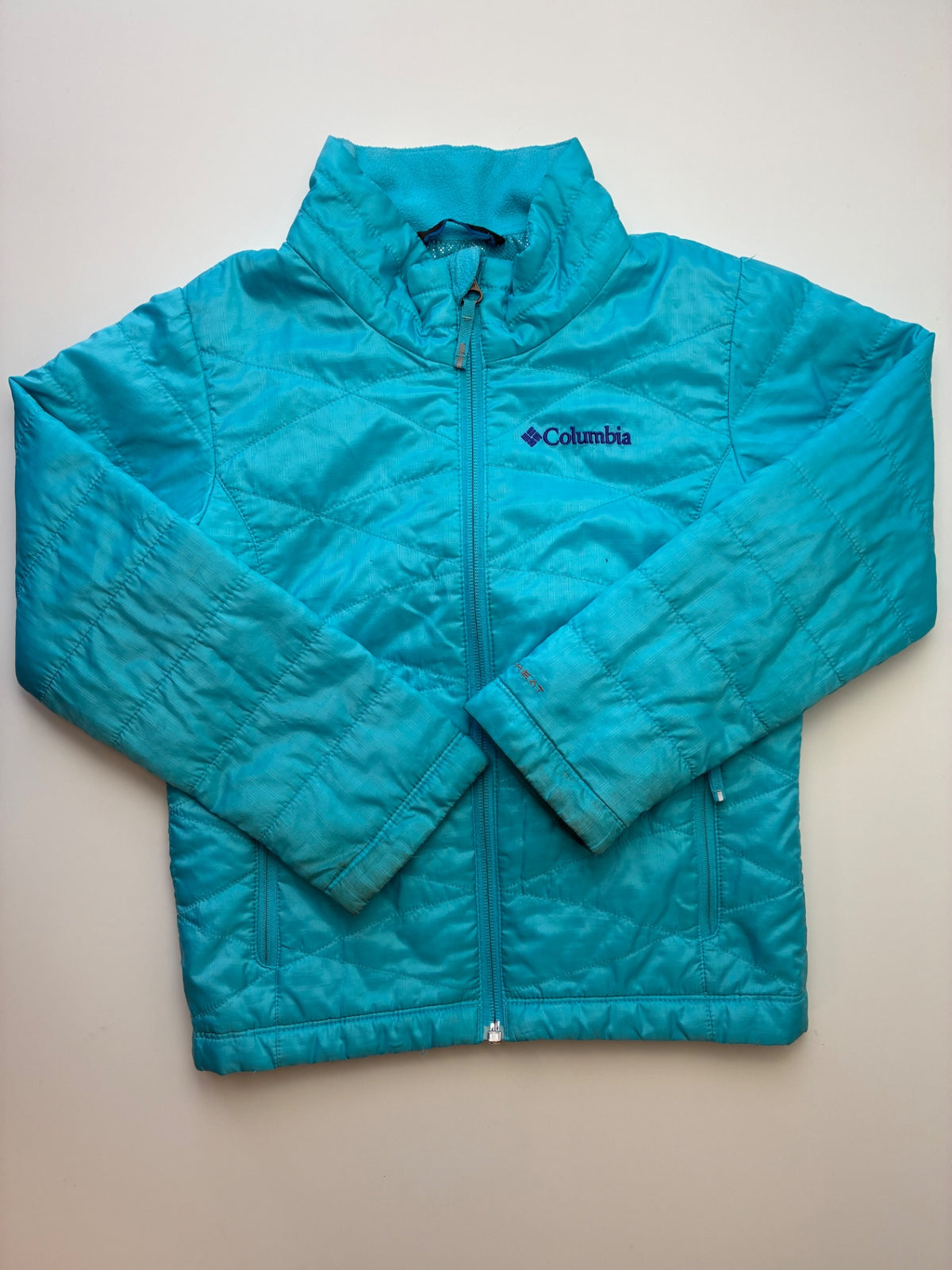 Columbia Coat - Blue Omni Heat Puffer | size 6