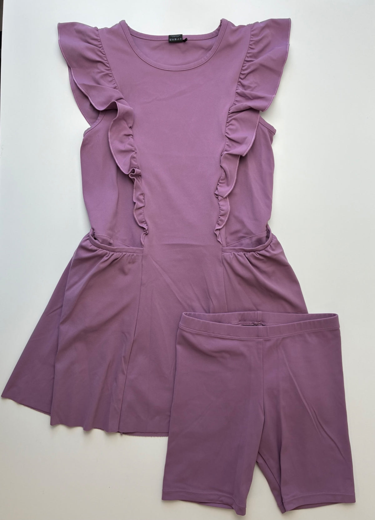 Greyson Dress - Purple Athletic Dress + Modesty Shorts | size 6