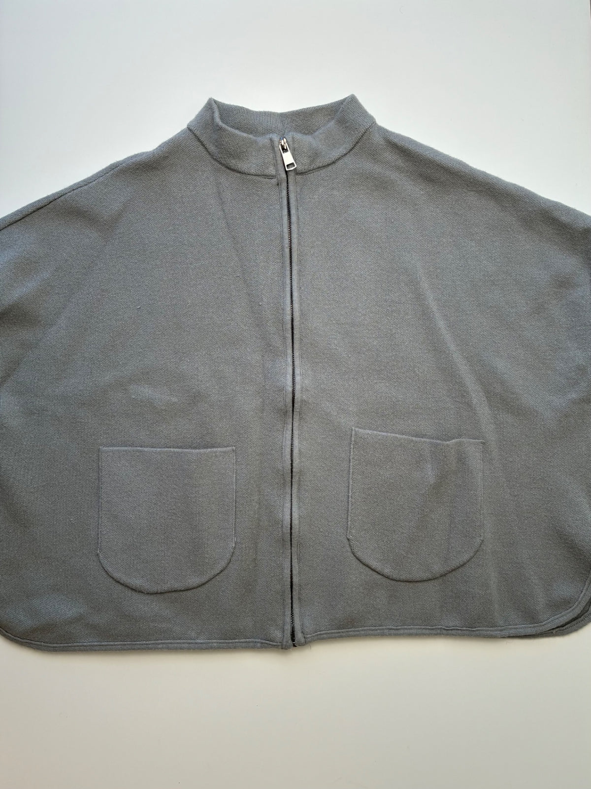 Zara Sweater - Gray Zip Up Sleeveless | size 8/9