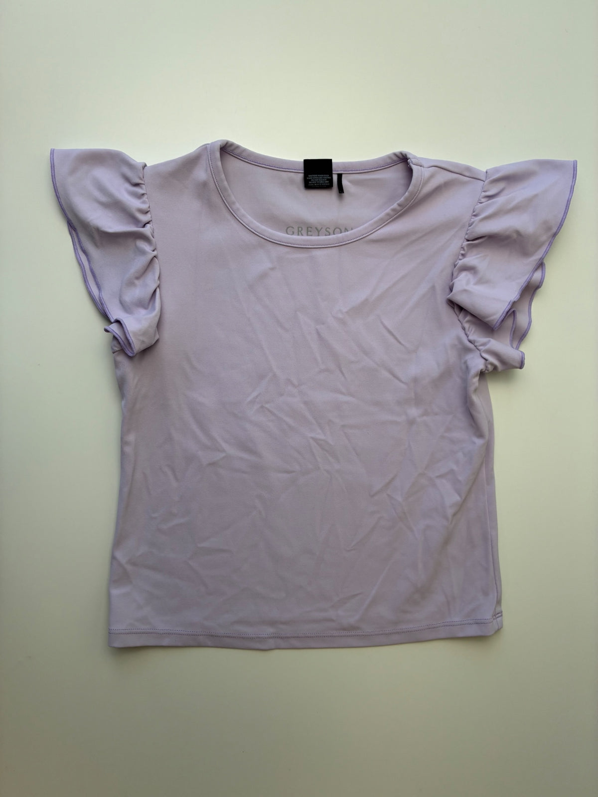 Greyson Shirt - Purple Flutter Sleeve | size 5T