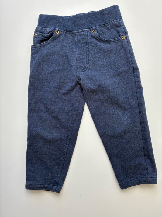 Monica + Andy Pants - Blue Sweatpant Brooklyn Skinnies | size 2T