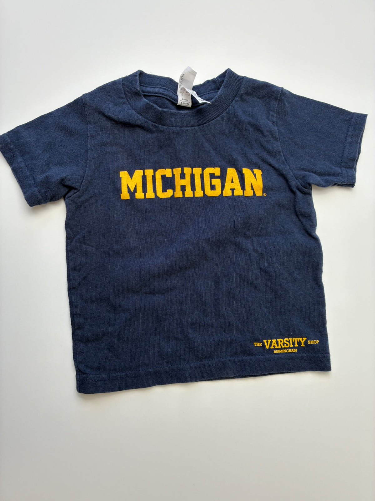 Rabbit Skins T-Shirt - Navy University of Michigan | size 2T