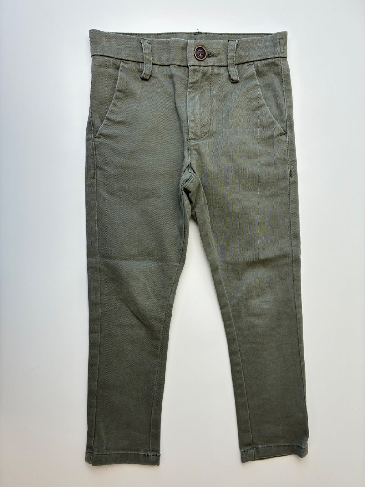 Next US Pants - Green Slim Chino | size 3T