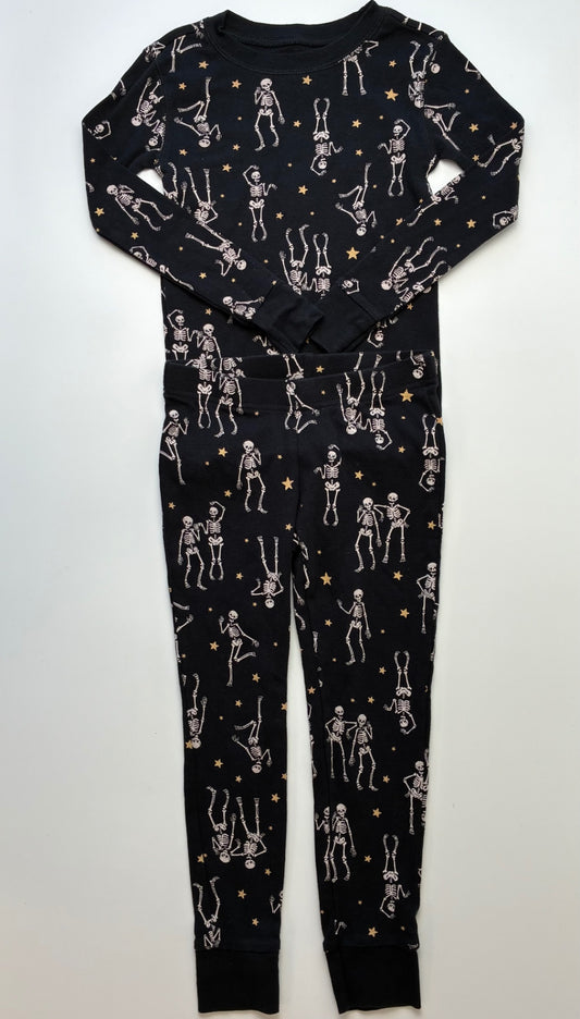 Old Navy Halloween Clothing - Black Skeleton Pajamas | size 6