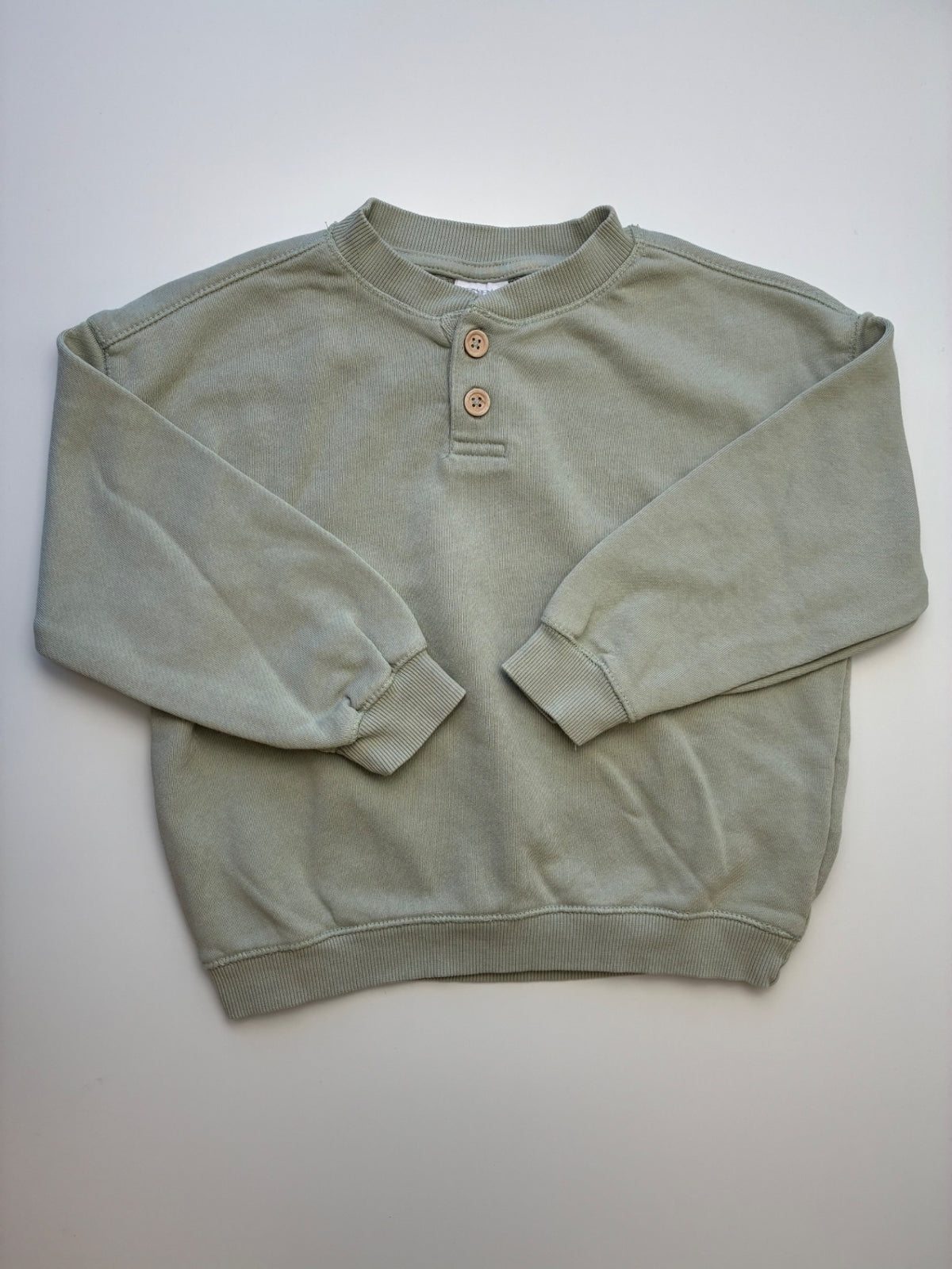 Zara Sweatshirt - Green 100% Cotton | size 5T/6