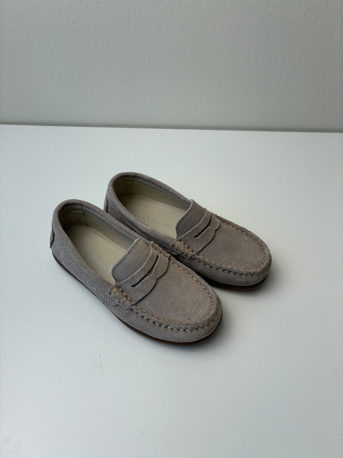 Childrenchic Shoes - Gray Suede Loafer | size Shoe 10.5