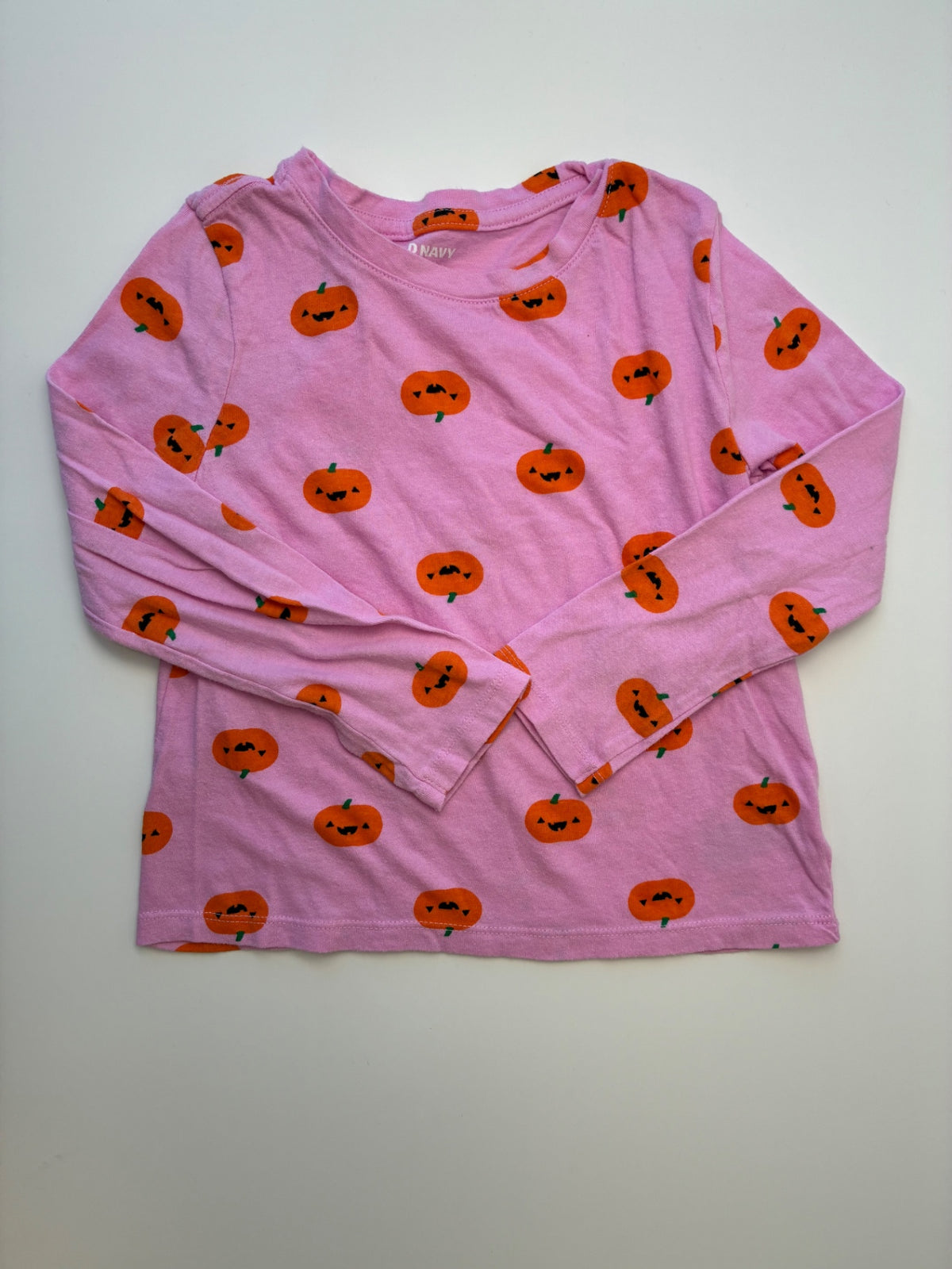 Old Navy Halloween Clothing - Pink 100% Cotton Pumpkins | size 6/7