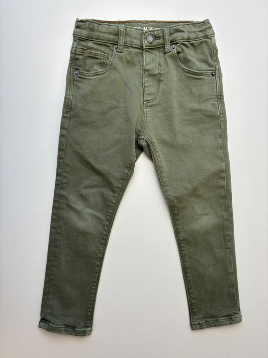 Zara Jeans - Green The Slim Denim | size 3T/4T