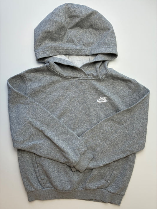 Nike Sweatshirt - Gray Cropped Hoodie | size 10/12