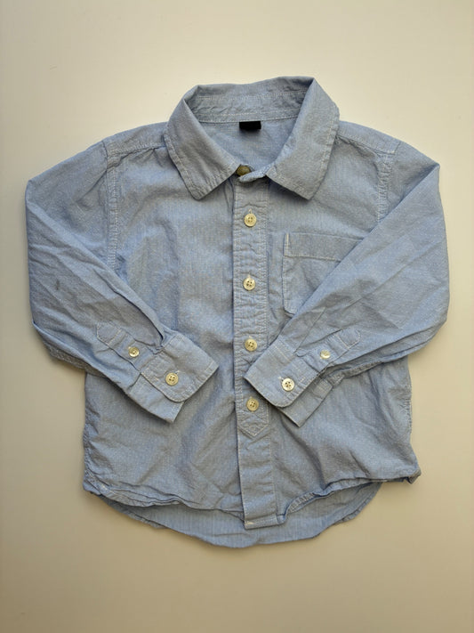 Baby Gap Shirt - Blue 100% Cotton Button Up | size 3T