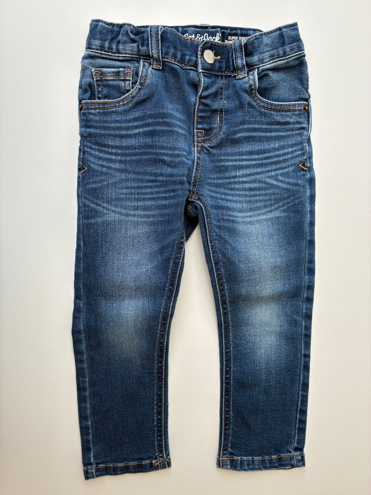 Cat & Jack Jeans - Blue Slim Super Stretch | size 3T